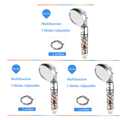 High-Pressure Negative Ion Shower Head